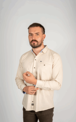 CAMISA MANGA LARGA UNICOLOR