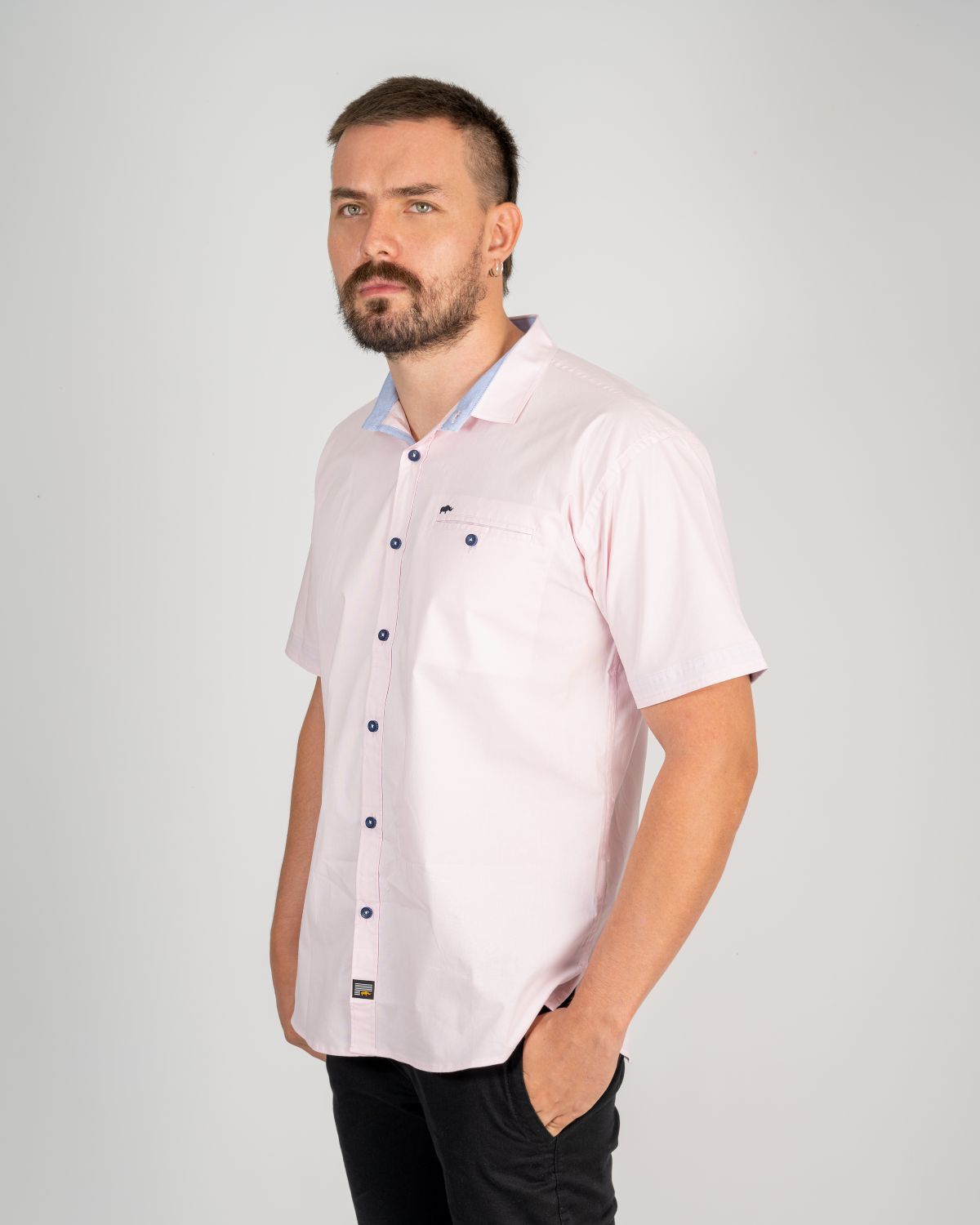 CAMISA MANGA CORTA UNICOLOR