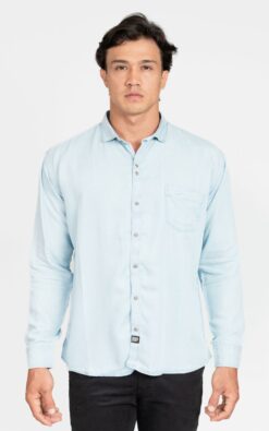CAMISA MANGA LARGA DE JEANS