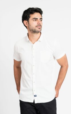 CAMISA DE MANGA CORTA UNICOLOR