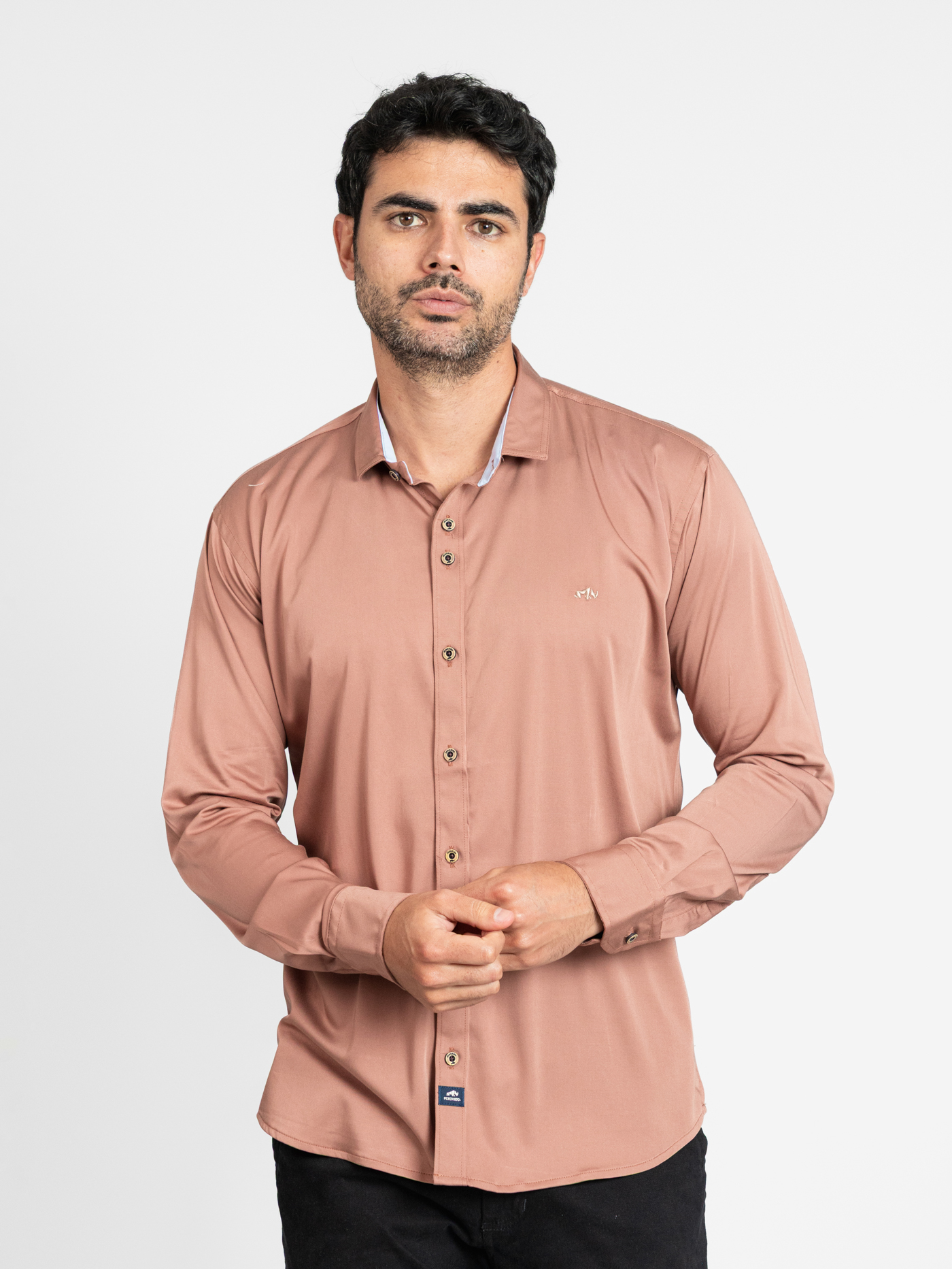 CAMISA  MANGA LARGA UNICOLOR