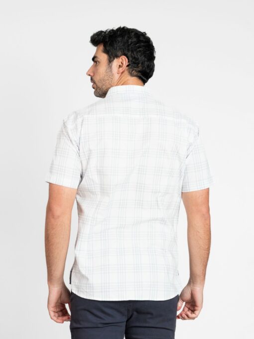 CAMISA DE MANGA CORTA CON ESTAMPADO DE CUADROS - Imagen 3