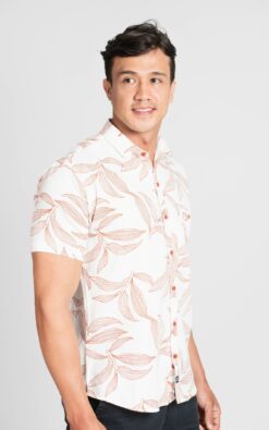 CAMISA DE MANGA CORTA ESTAMPADA