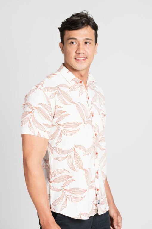CAMISA DE MANGA CORTA ESTAMPADA