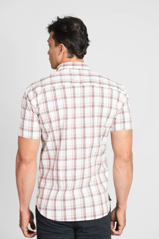 CAMISA DE MANGA CORTA CON ESTAMPADO DE CUADROS - Imagen 2