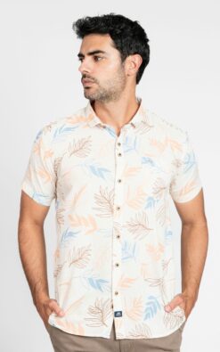 CAMISA DE MANGA CORTA ESTAMPADA