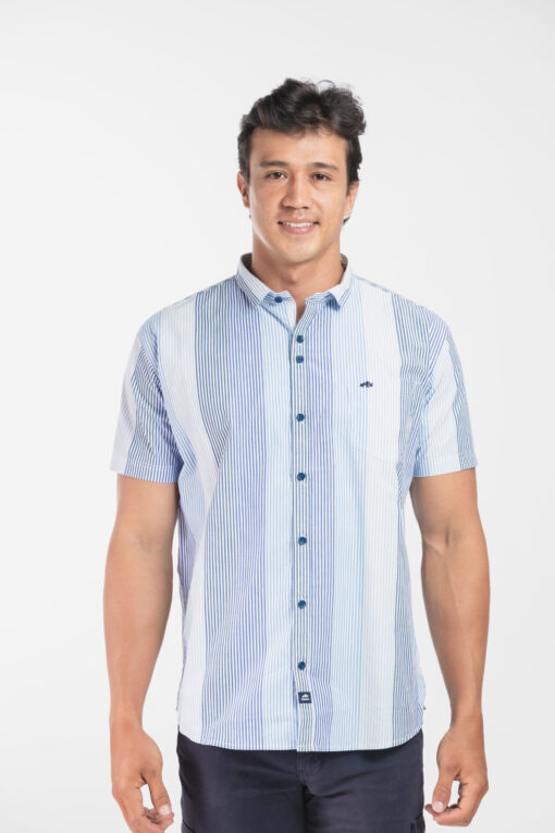 camisa-manga-corta-rayas