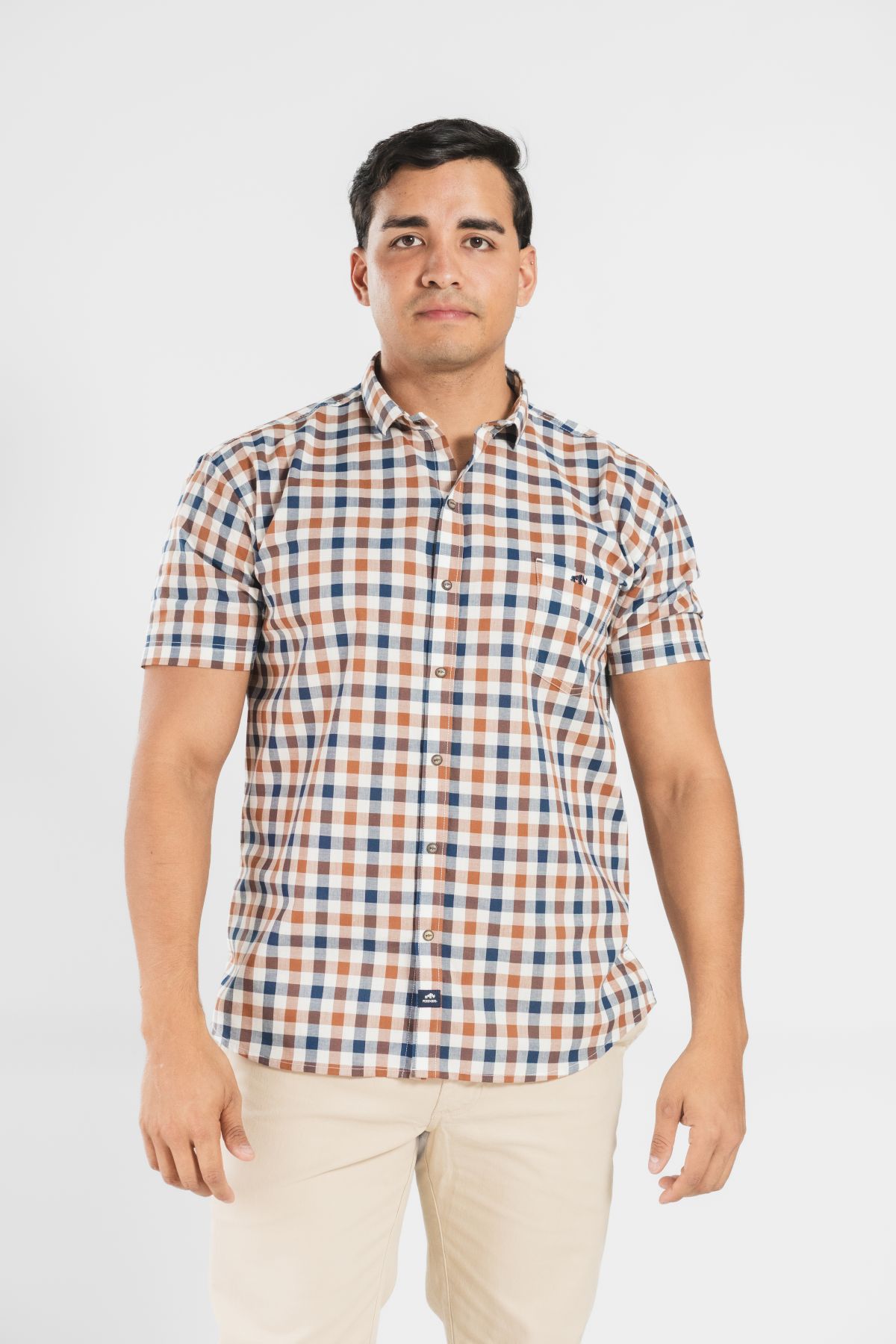 CAMISA DE CUADROS EN ALGODON PREMIUM