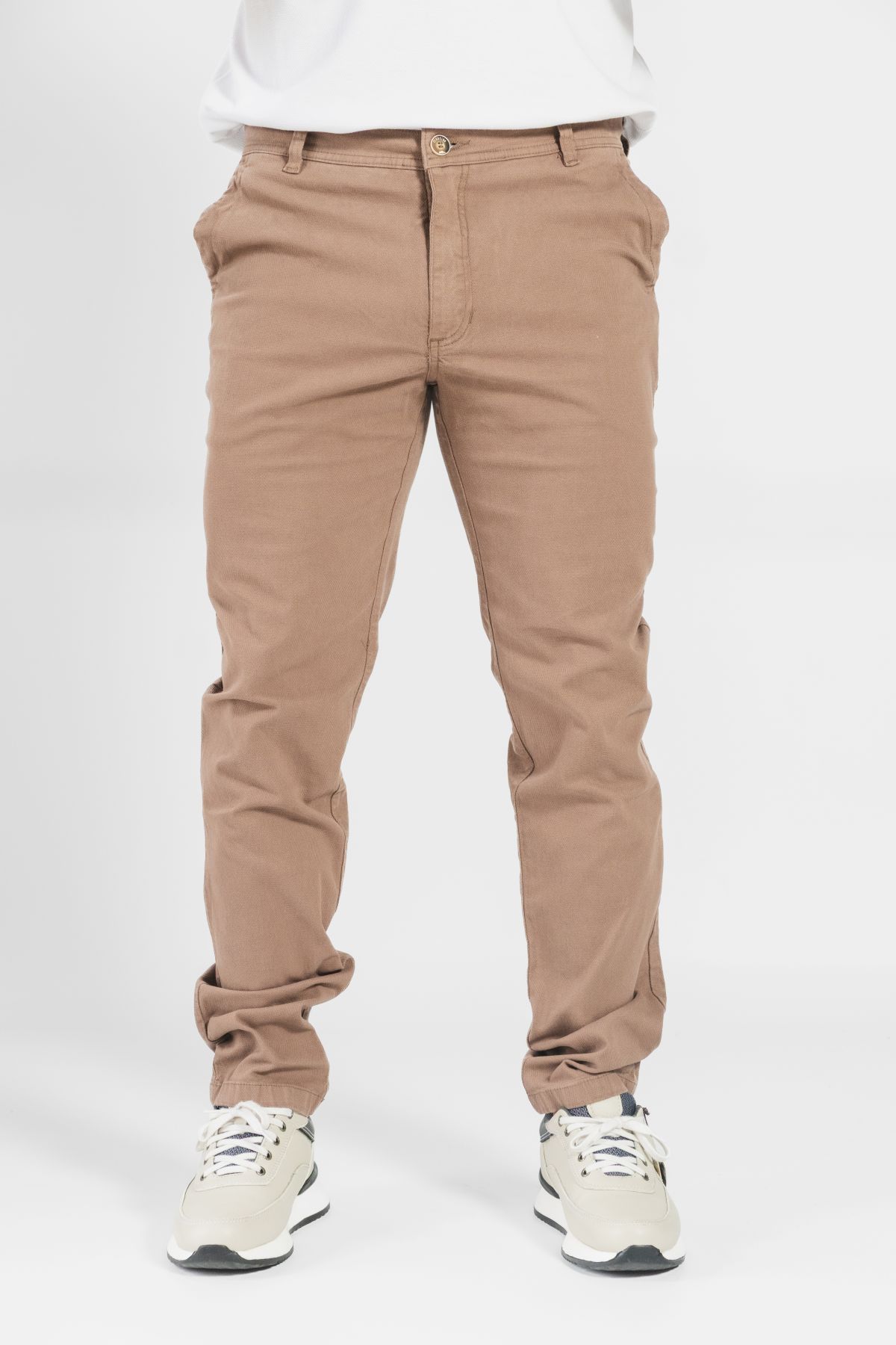 Pantalón Dril Texturizado con Spandex