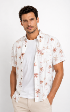 CAMISA EN ALGODÓN ARTESANAL
