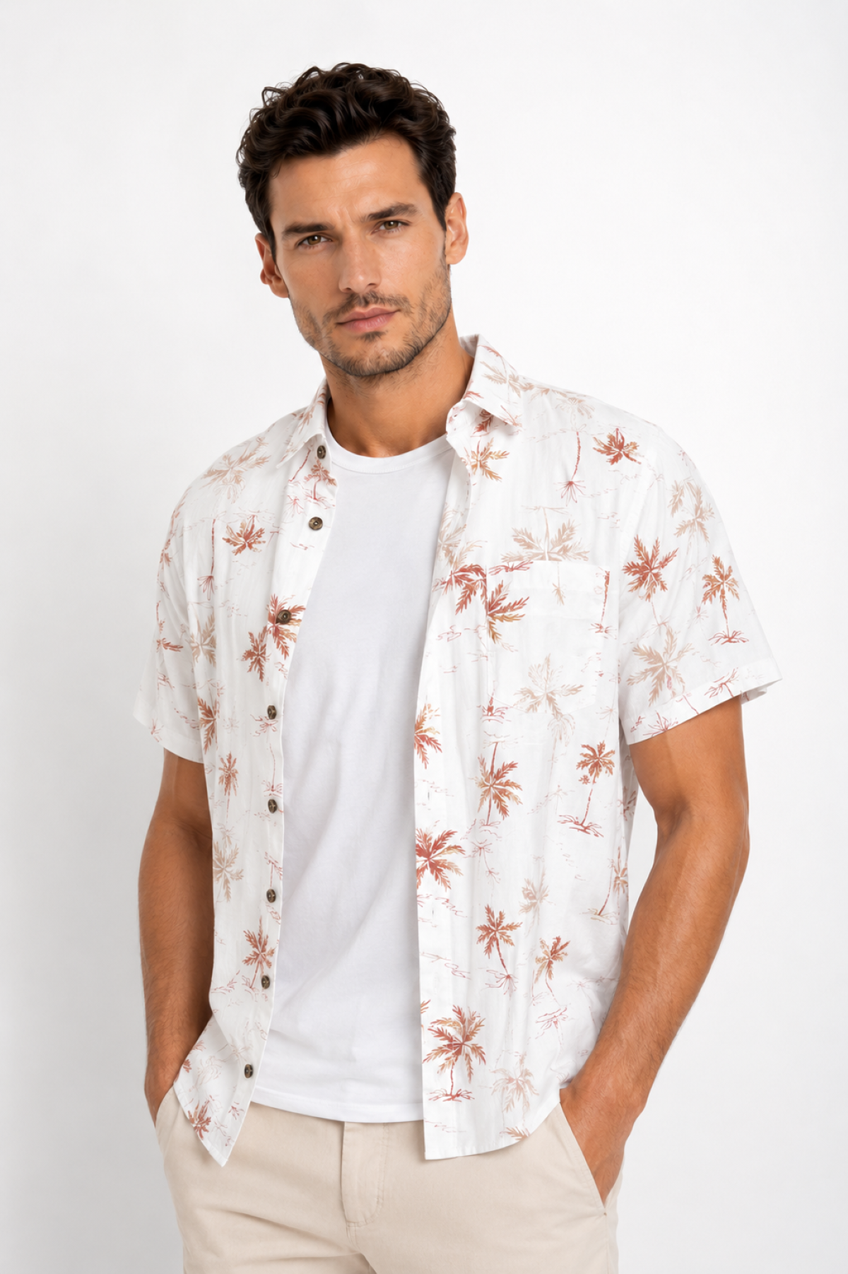 CAMISA EN ALGODÓN ARTESANAL